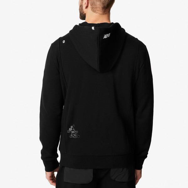Men's Black Mickey Mouse Oh Boy Hoodie