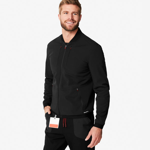 Men's Black Mickey Mouse Softshell Jacket