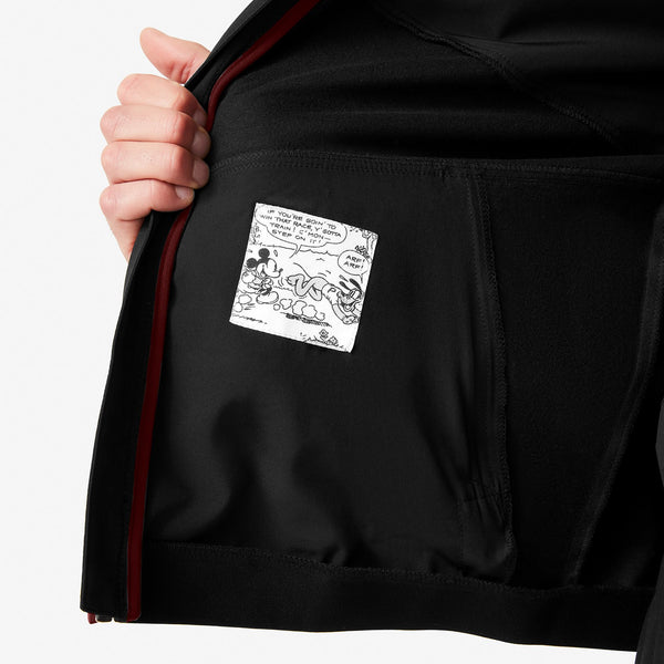 Men's Black Mickey Mouse Softshell Jacket
