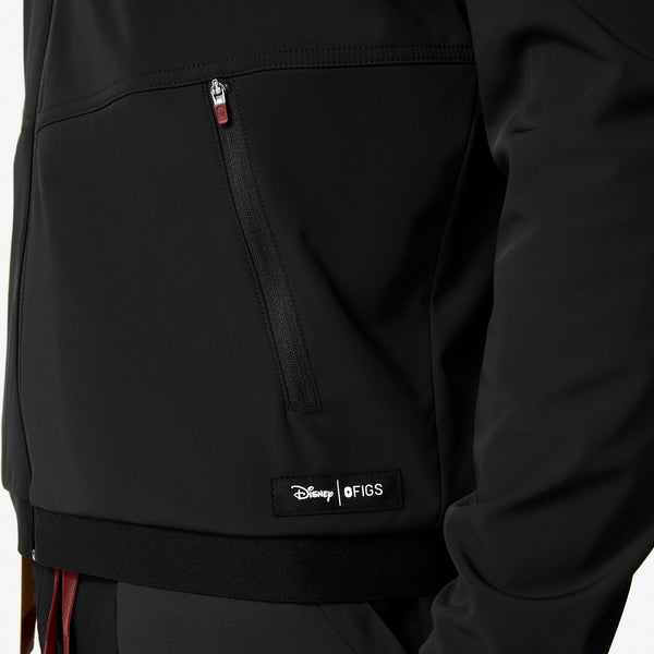 Men's Black Mickey Mouse Softshell Jacket