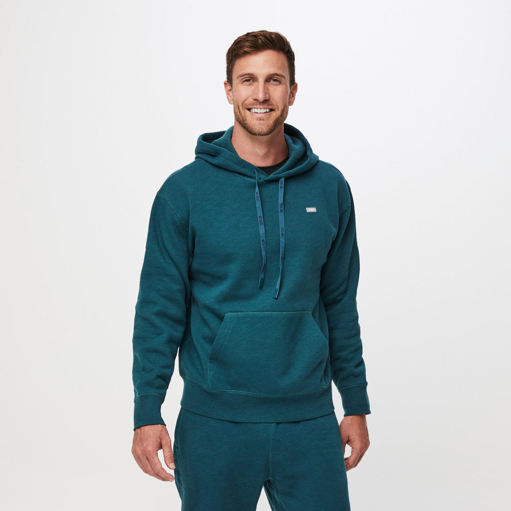 Men's Caribbean Blue Off-Shift™ - Hoodie Sweatshirt