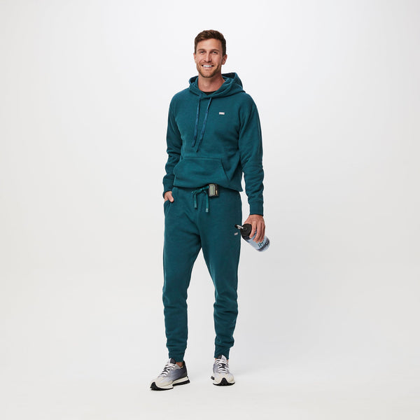 Men's Caribbean Blue Off-Shift™ - Hoodie Sweatshirt