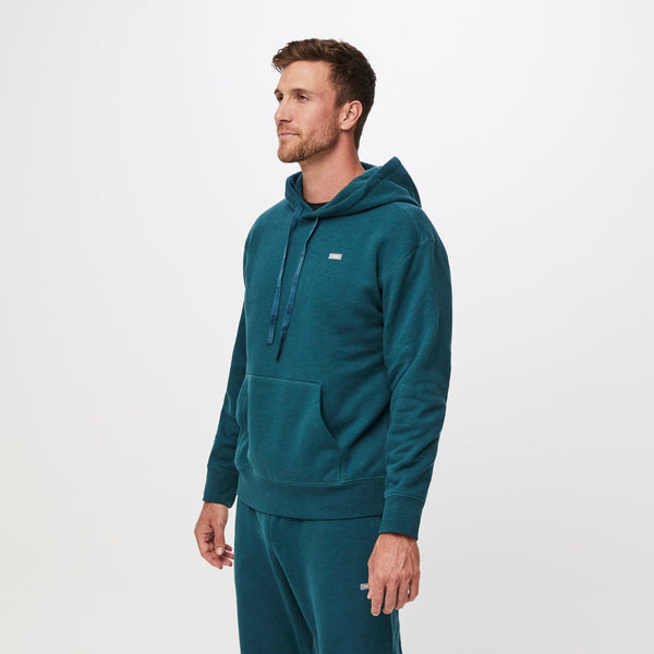Men's Caribbean Blue Off-Shift™ - Hoodie Sweatshirt