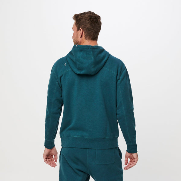 Men's Caribbean Blue Off-Shift™ - Hoodie Sweatshirt