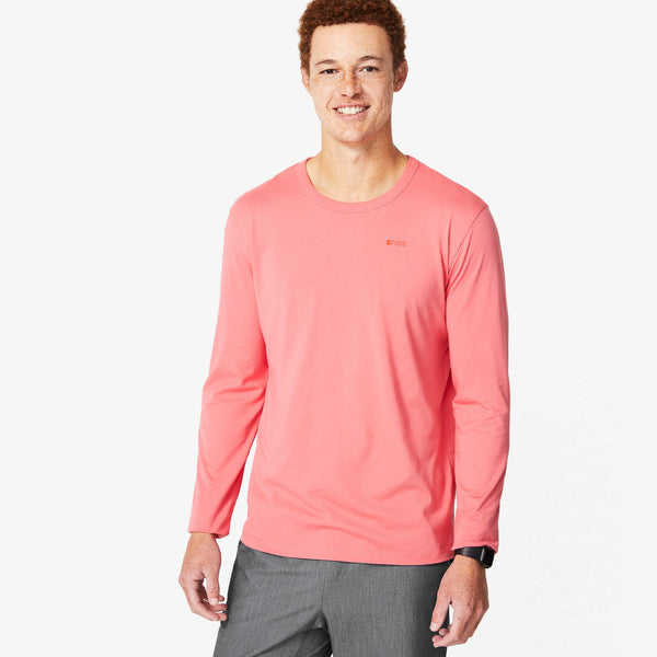 Men's Pink Peace Out Cancer - Long-Sleeve Underscrub
