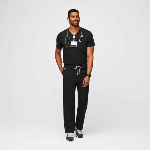 Men's Black Pisco™- Short Straight-Leg Scrub Pant™ (3XL - 6XL)
