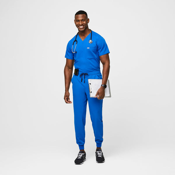 Men's Royal Blue Tansen™ - Short Jogger Scrub Pant