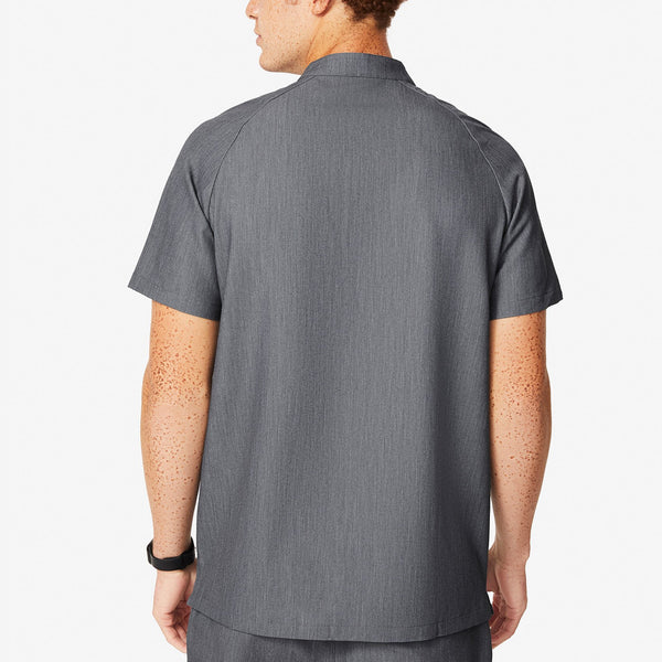 Men's Graphite Bengo - Henley Scrub Top