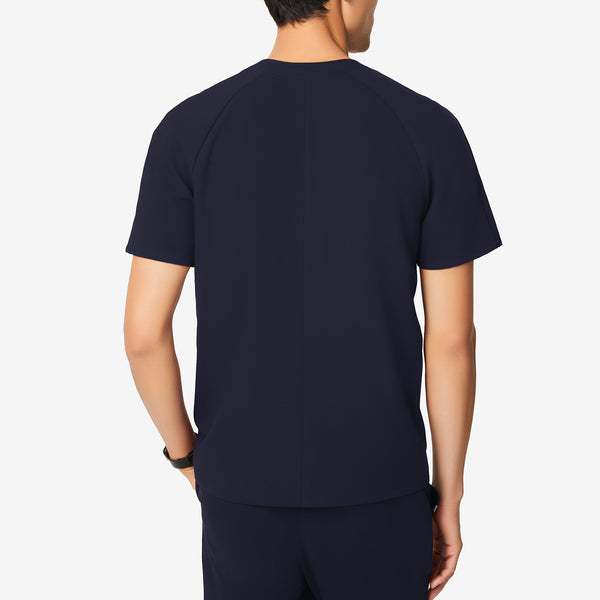 Men's Navy Cobar - Raglan Scrub Top