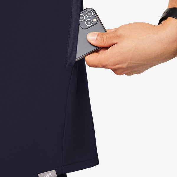 Men's Navy Cobar - Raglan Scrub Top