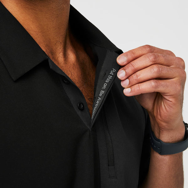 Men's Black Dothan - Classic ScrubPolo™