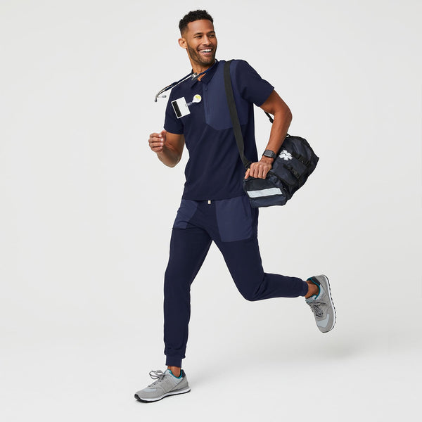 Men's Navy Dothan - Classic Polo ScrubPolo™