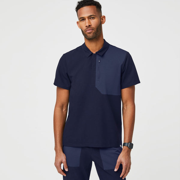 Men's Navy Dothan - Classic Polo ScrubPolo™