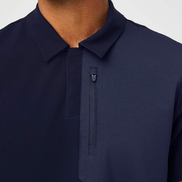 Men's Navy Dothan - Classic Polo ScrubPolo™