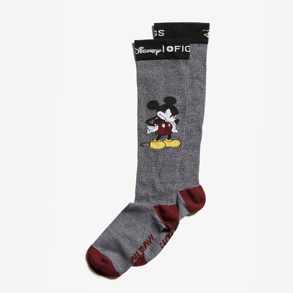 Men's Grey Mickey Mouse - Compression Socks