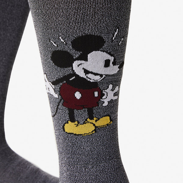 Men's Grey Mickey Mouse - Compression Socks