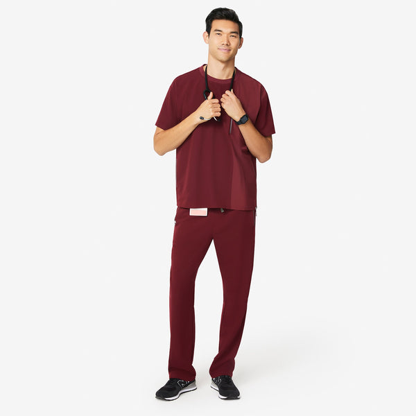 Men's Burgundy Tambo - Scrub Pant