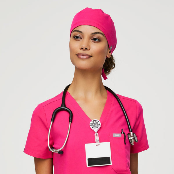 Shocking Pink Modern - Classic Scrub Cap