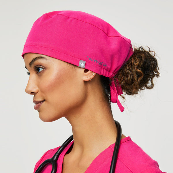 Shocking Pink Modern - Classic Scrub Cap