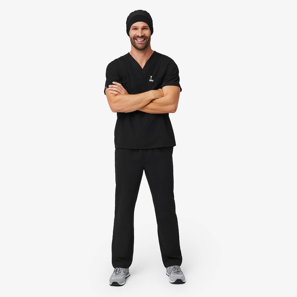 Black Modern - Expandable Scrub Cap