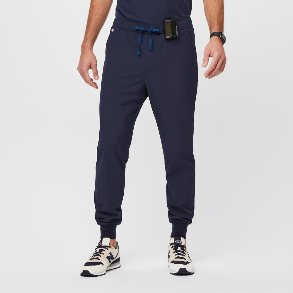 Men's Navy Slim Tansen™ FREEx™ Lined - Short Jogger Scrub Pant