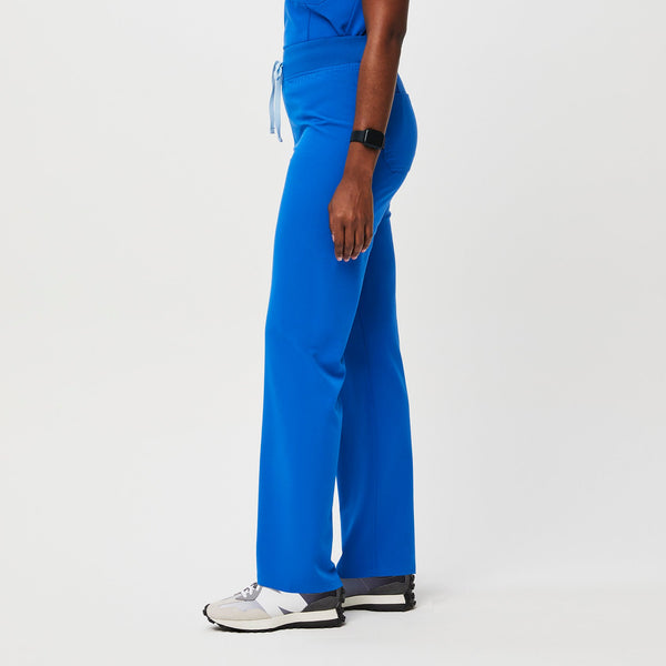 Women's Royal Blue Livingston High-Rise - Petite Straight-Leg Scrub Pant™