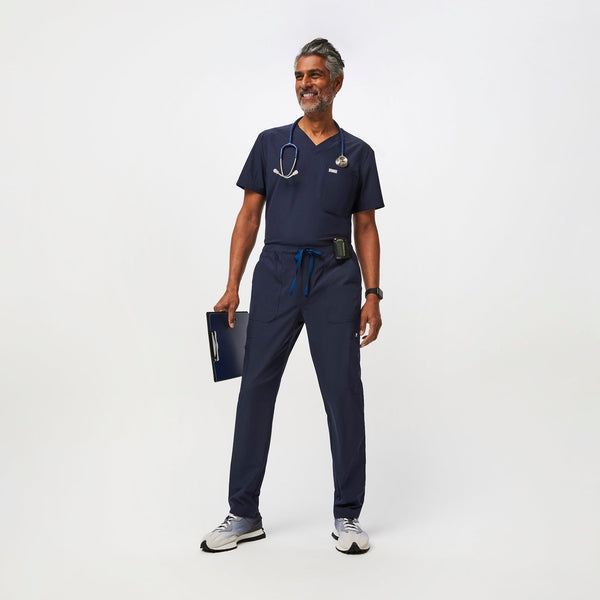 Men's Navy Slim Cairo FREEx™ Lined - Tall Cargo Scrub Pant