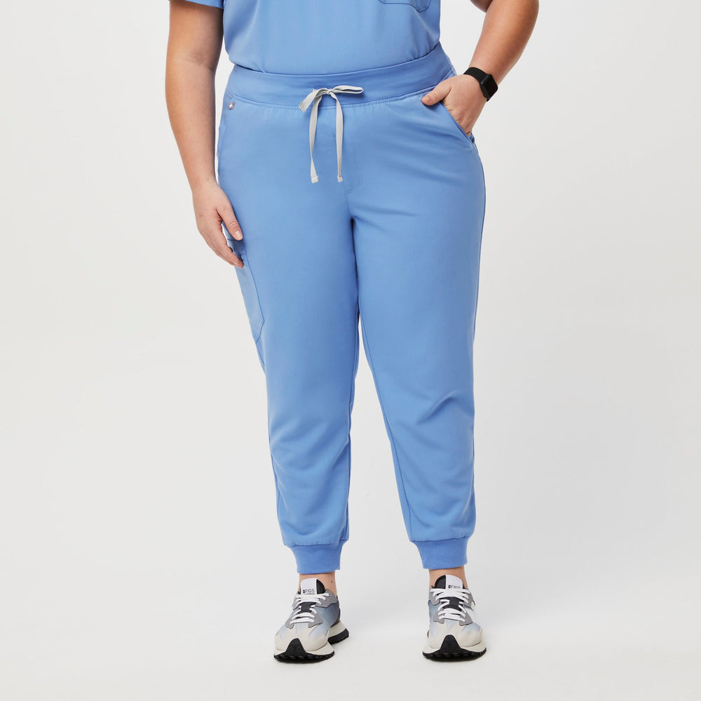 Women's Ceil Blue Zamora High-Rise™ - Jogger Scrub Pant (3XL - 6XL)