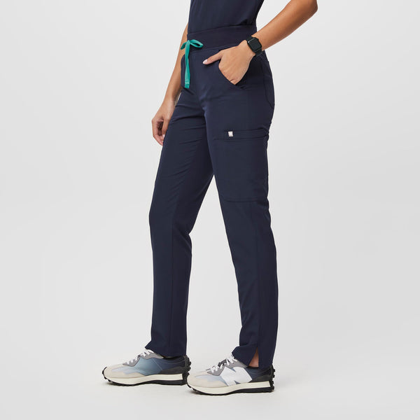 Women's Navy FREEx™ Lined Yola High-Rise Slim - Tall  Scrub Pant