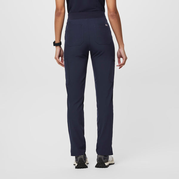 Women's Navy FREEx™ Lined Yola High-Rise Slim - Tall  Scrub Pant
