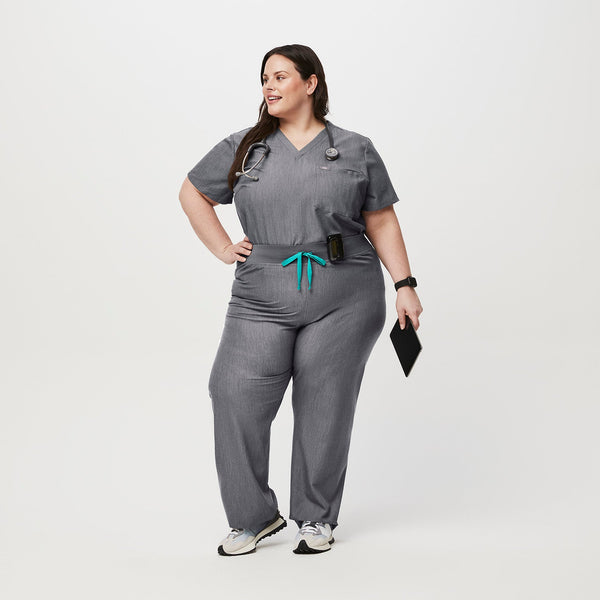 women's Graphite High Waisted Livingston™ - Basic Scrub Pants (3XL - 6XL)