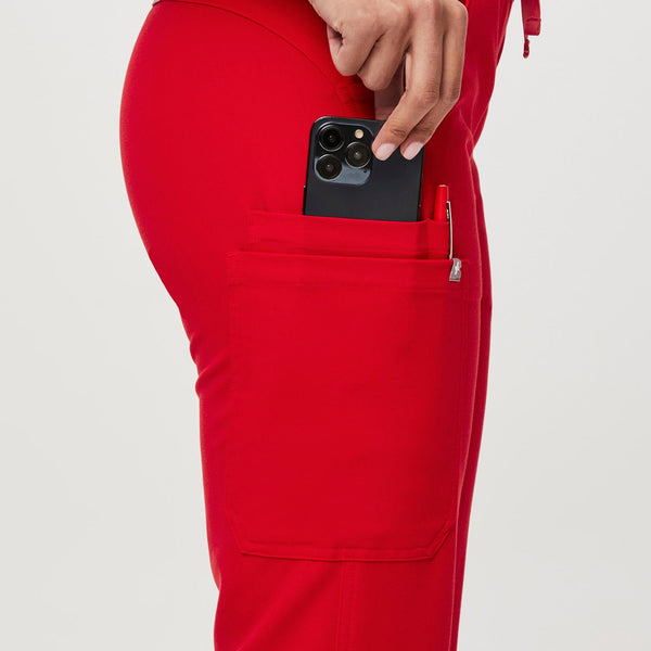Women's Pop Red Kade High-Rise - Tall Straight-Leg Scrub Pant™