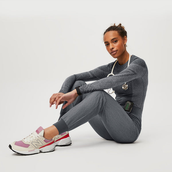 Women's Pop Red FIGS | New Balance 574S