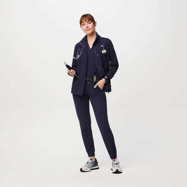 Women's Navy Page - Scrub Jacket