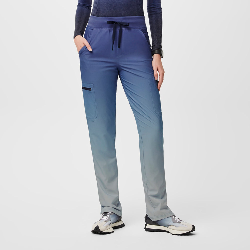 Women's Ocean MistYola High-Rise Slim FREEx™ Lined - Tall  Scrub Pant