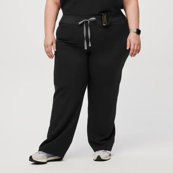Women's Black Livingston - Petite Straight-Leg Scrub Pant™ (3XL - 6XL)