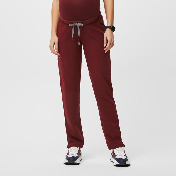Women's Burgundy Yola™ Maternity - Slim  Pants