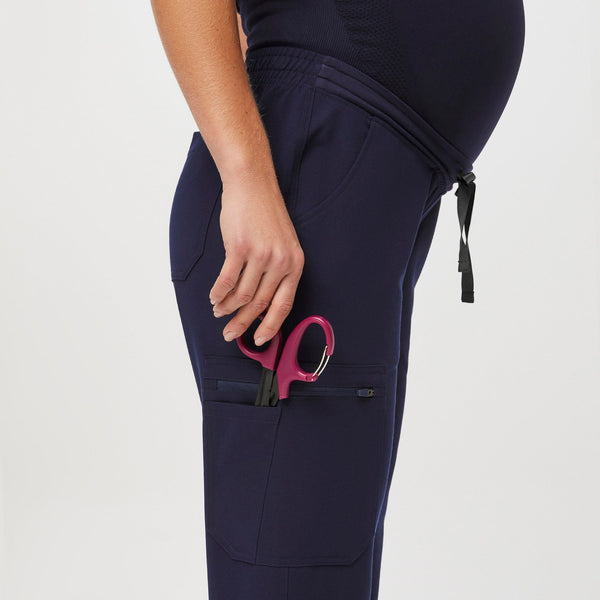 Women's Navy Yola™ Maternity - Tall  Scrub Pant
