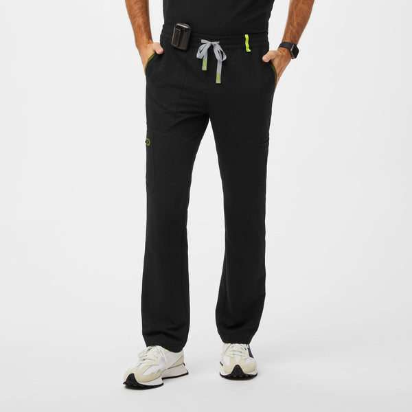 Men's Black Performance Apac - Short Contrast Scrub Pant