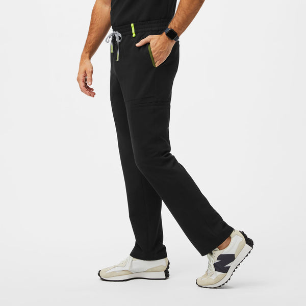 Men's Black Performance Apac - Short Contrast Scrub Pant