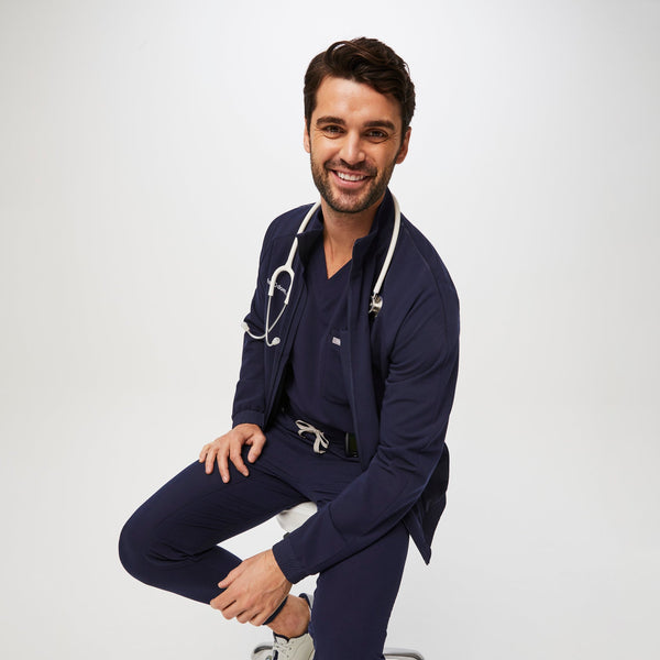 Men's Navy Cobaki - Scrub Jacket