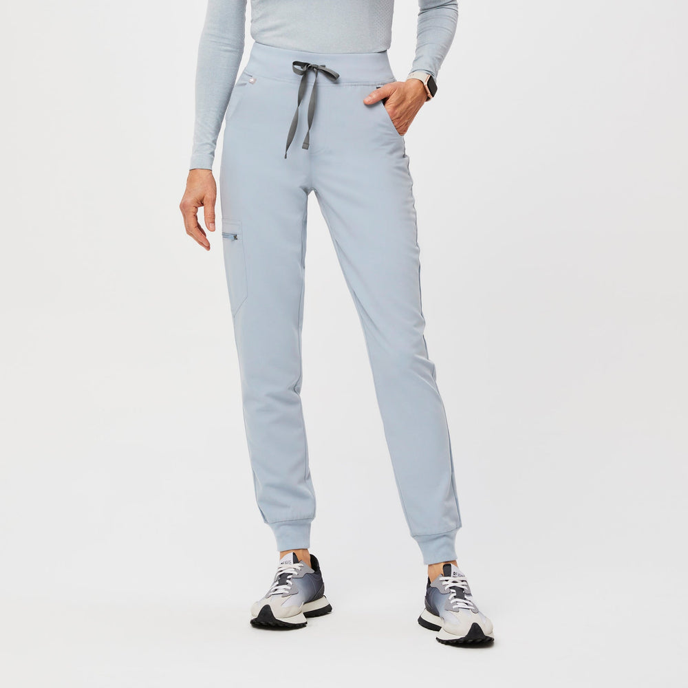 Women's Dusty Blue Zamora High-Rise™ - Jogger Scrub Pant
