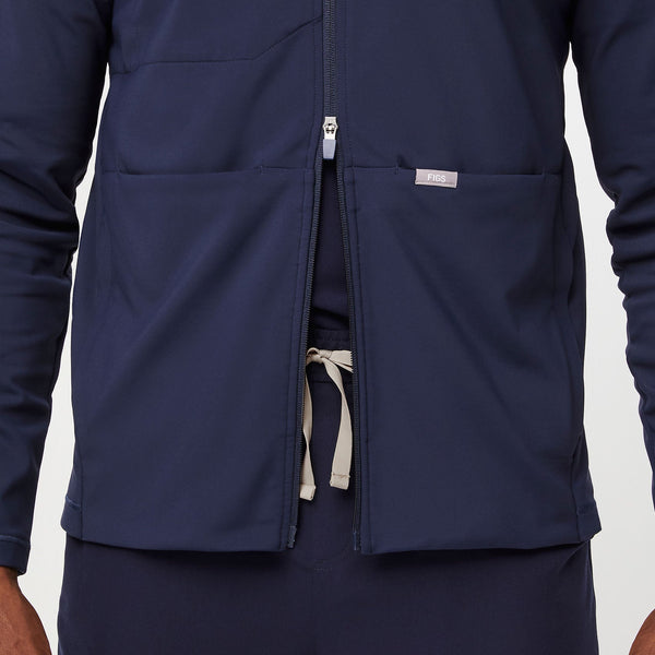 Men's Navy ContourKnit Scrub Jacket