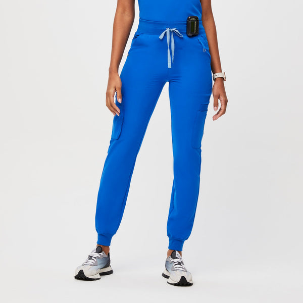 Women's Royal Blue 22-Pocket - Tall Jogger Scrub Pant