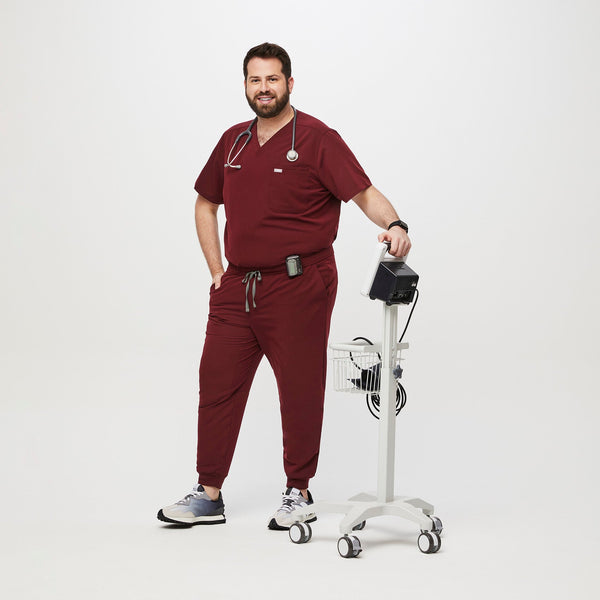 Men's Burgundy Tansen™  Jogger Scrub Pant (3XL - 6XL)