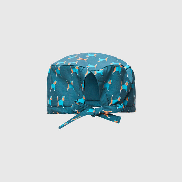 Caribbean Blue Dogtor Modern - Classic Scrub Cap