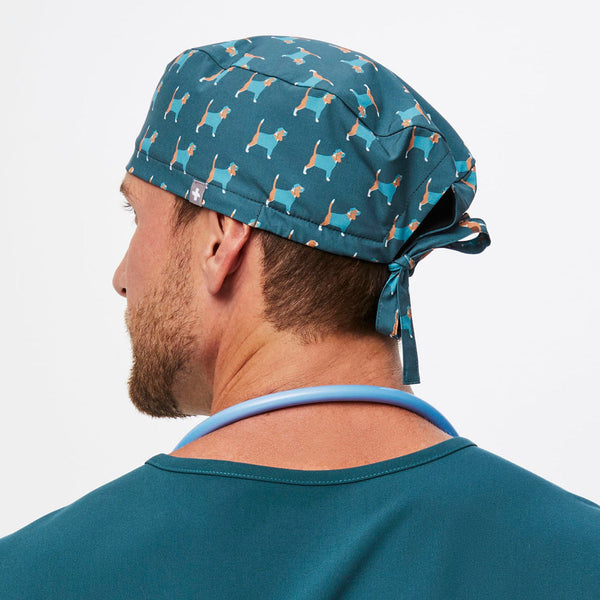 Caribbean Blue Dogtor Modern - Classic Scrub Cap