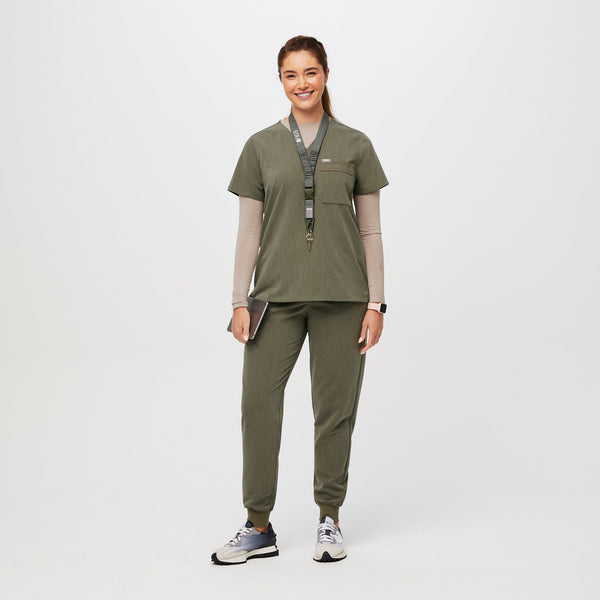 Heather Olive FIGS Lanyard