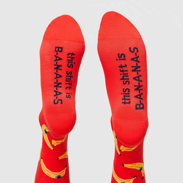 Women's Bittersweet Bananas - Compression Socks