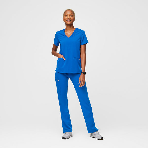 Women's Royal Blue Casma -  Scrub Top